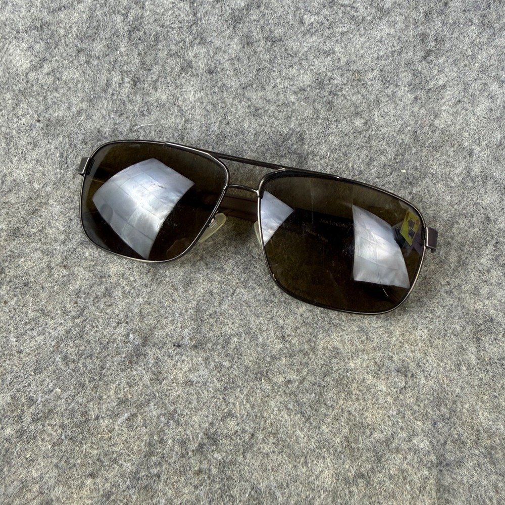 Columbia Trails Edge 200 Sunglasses Gunmetal Aviator Rectangle 61 13 140